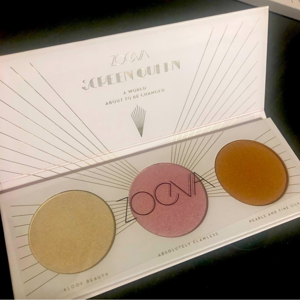 Brand new Zoeva 2 blush and highlighter palette.
